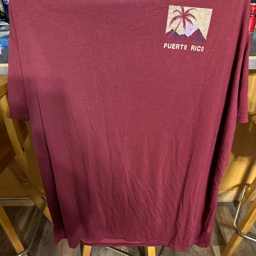 Maroon  Bamboo T-shirt